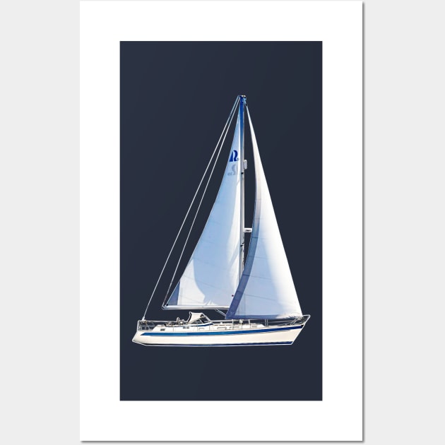 HR 39 Mark 2 Sailboat Wall Art by FotoJarmo